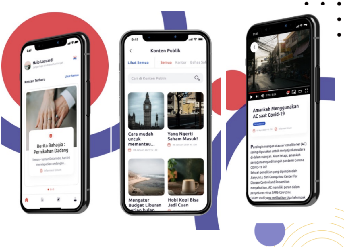 app developer Indonesia portfolio :Dolarindo